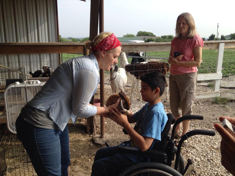 Jamie Tanners care farm hosted friends from RAC